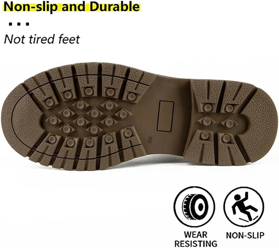 Steel Toe Work Shoes for Men Women Lightweight Comfortable Waterproof Industrial & Construction Safety Boots