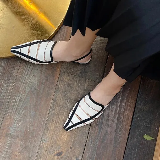 Tribiano Leather Flats