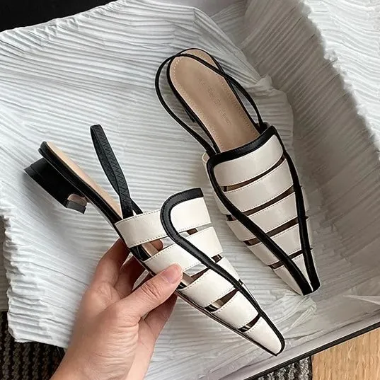 Tribiano Leather Flats