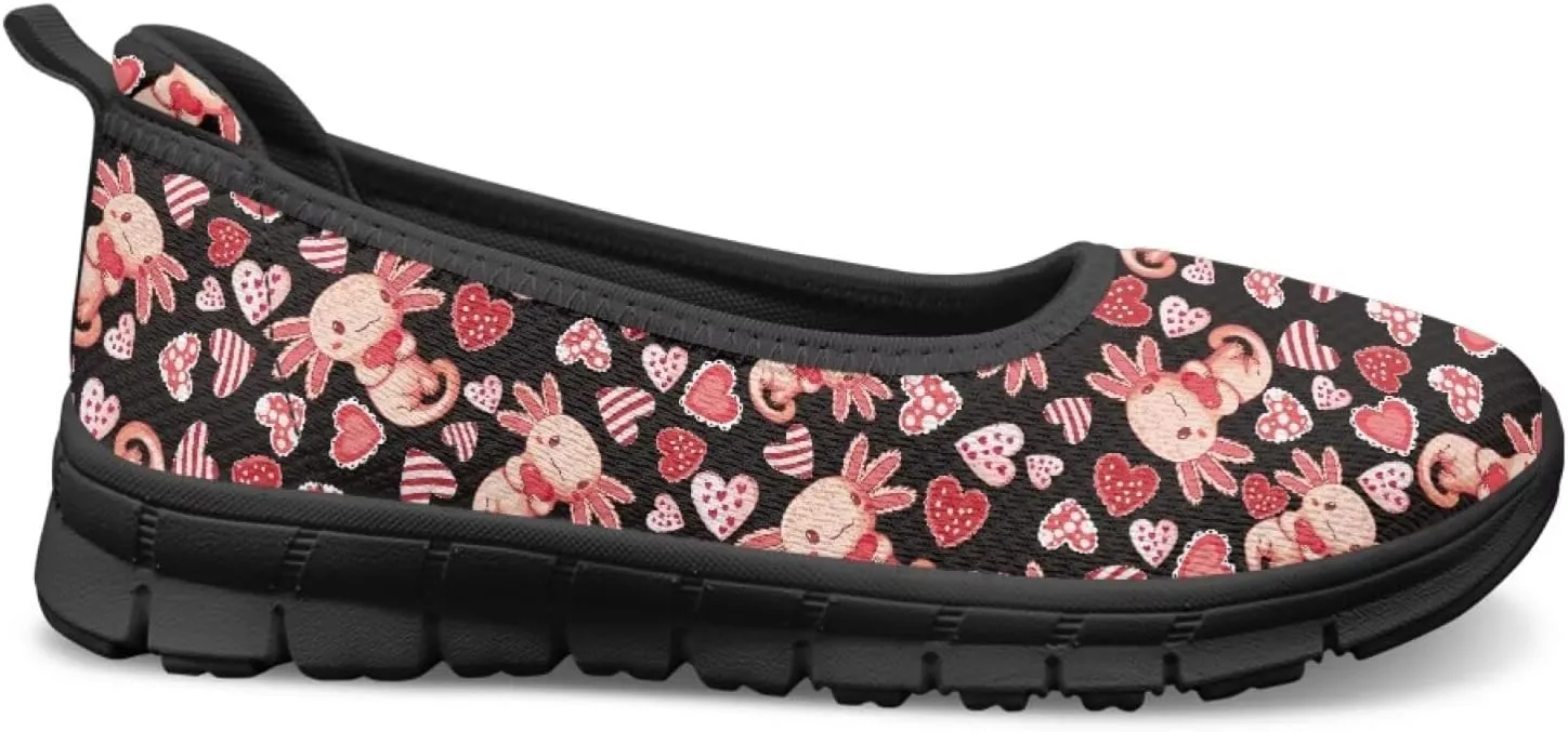 UNICEU Women Casual Slip On Shoes Breathable Fashion Non-Slip Loafers Lightweight Low Top Comfort Walking Sneakers