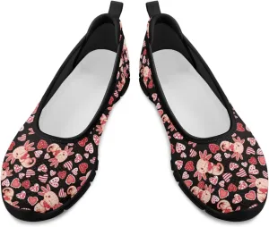 UNICEU Women Casual Slip On Shoes Breathable Fashion Non-Slip Loafers Lightweight Low Top Comfort Walking Sneakers