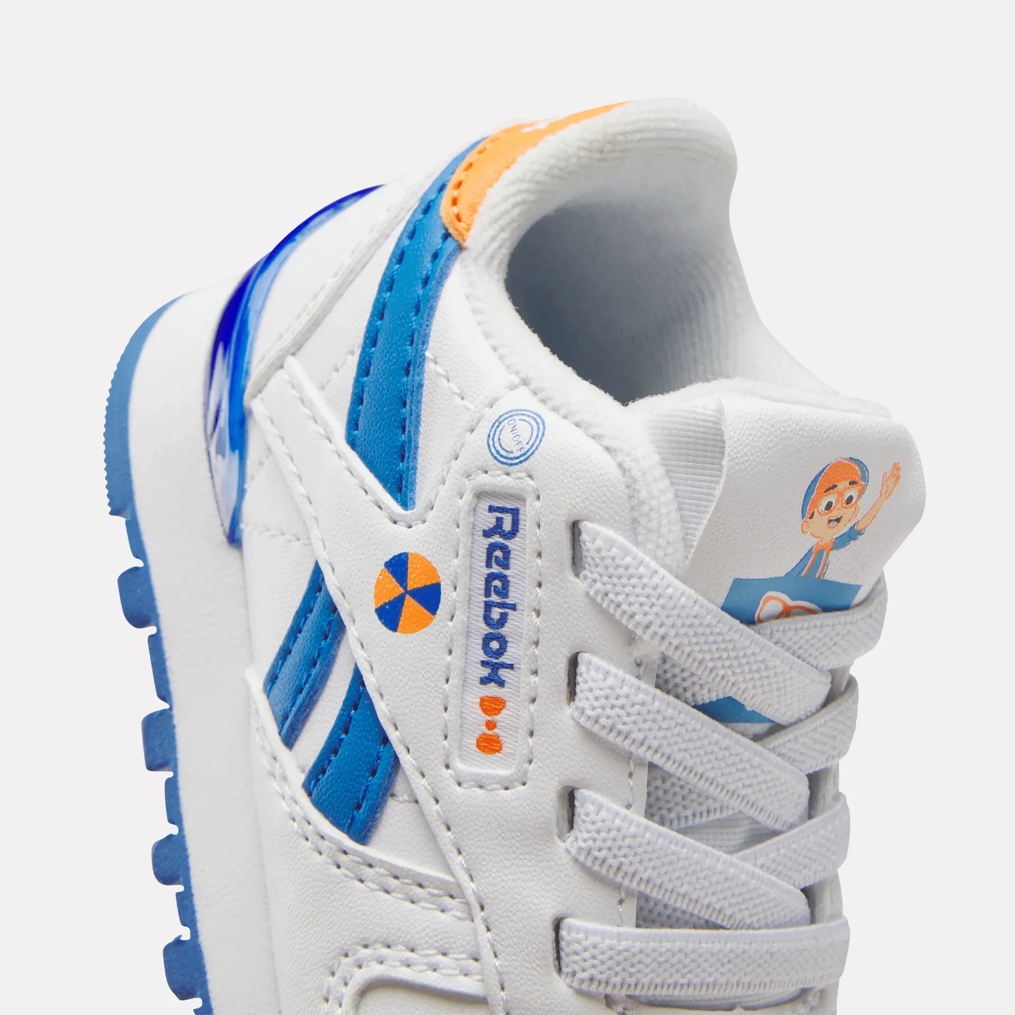 Unisex Reebok x Blippi Classic Leather Step 'N' Flash Shoes - Toddler
