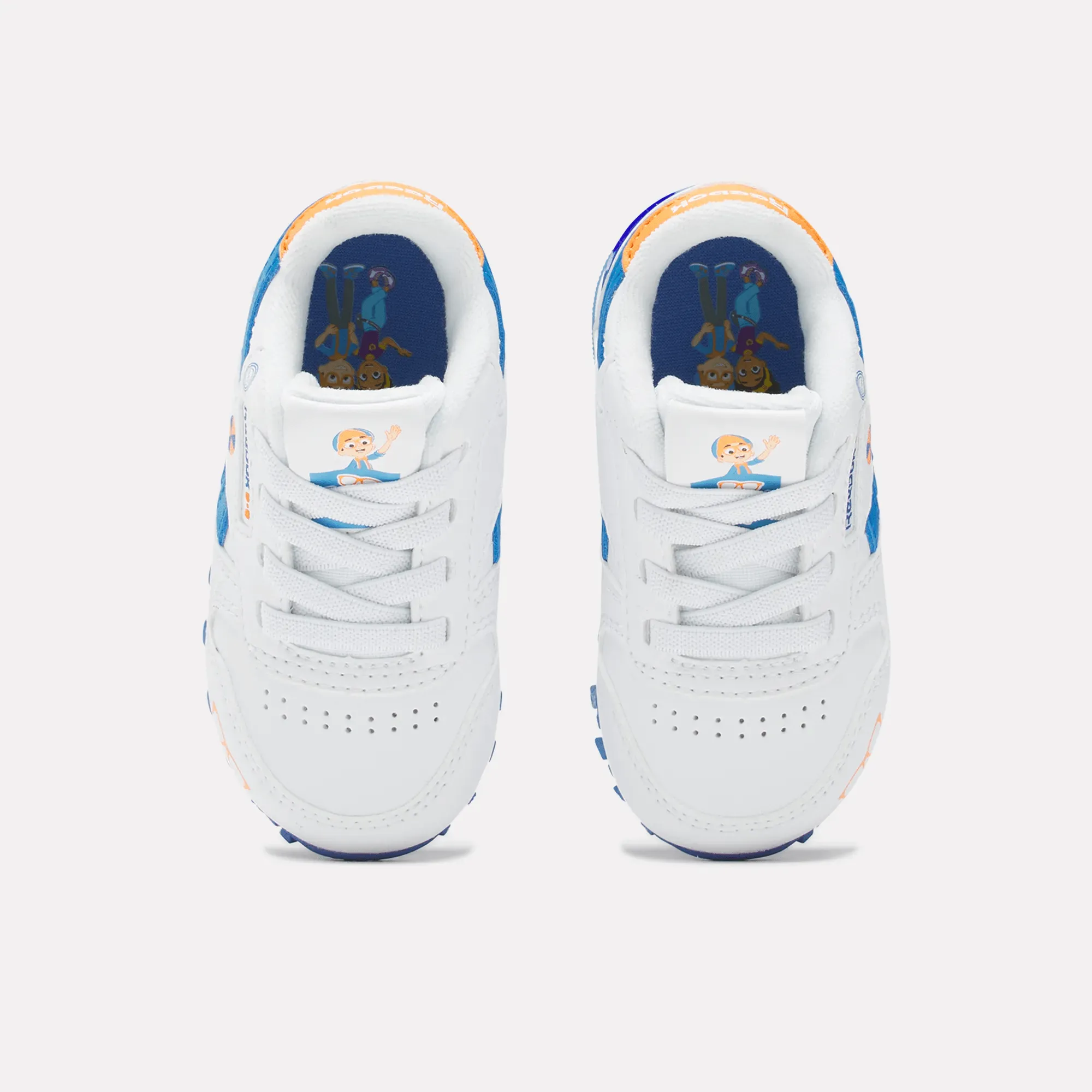 Unisex Reebok x Blippi Classic Leather Step 'N' Flash Shoes - Toddler