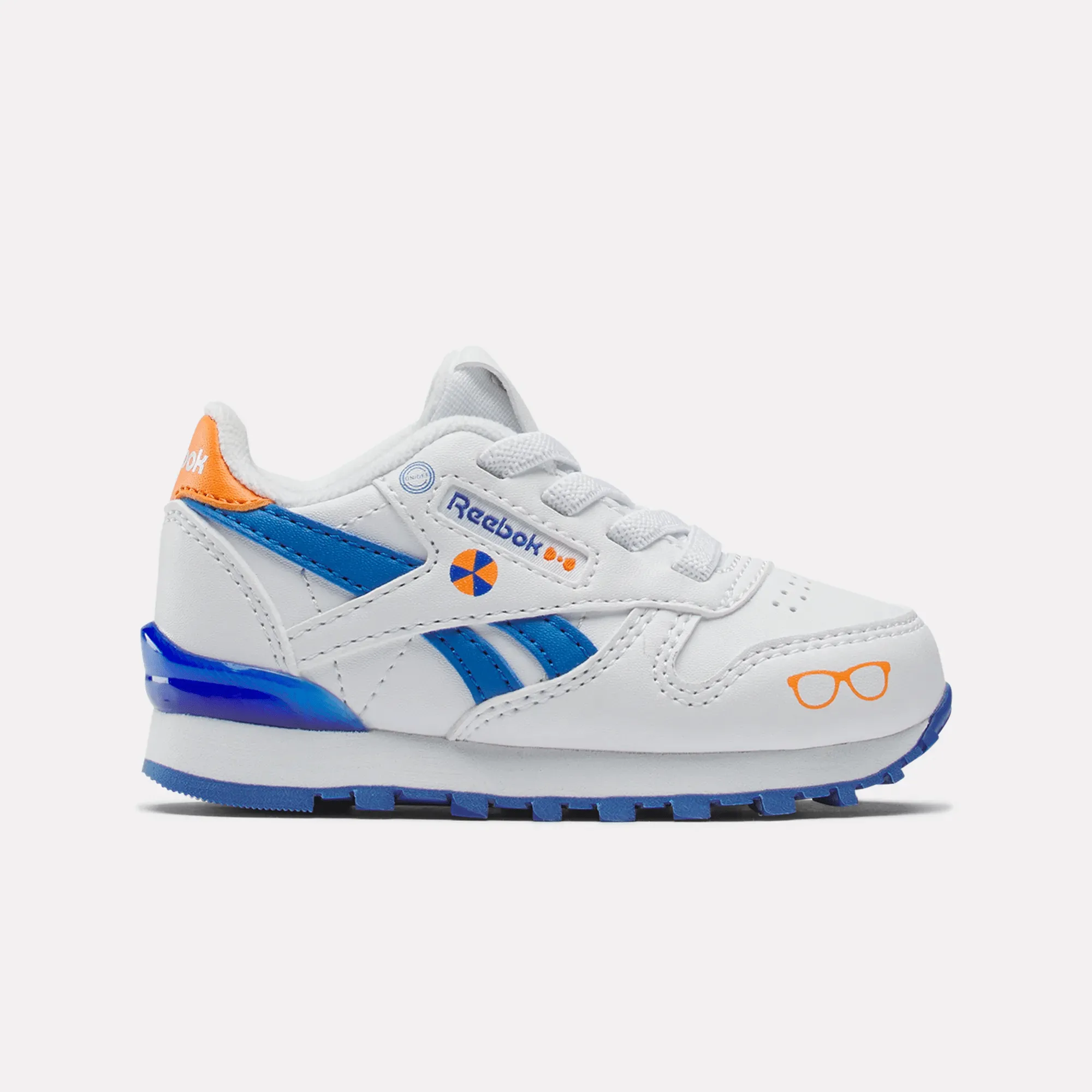 Unisex Reebok x Blippi Classic Leather Step 'N' Flash Shoes - Toddler