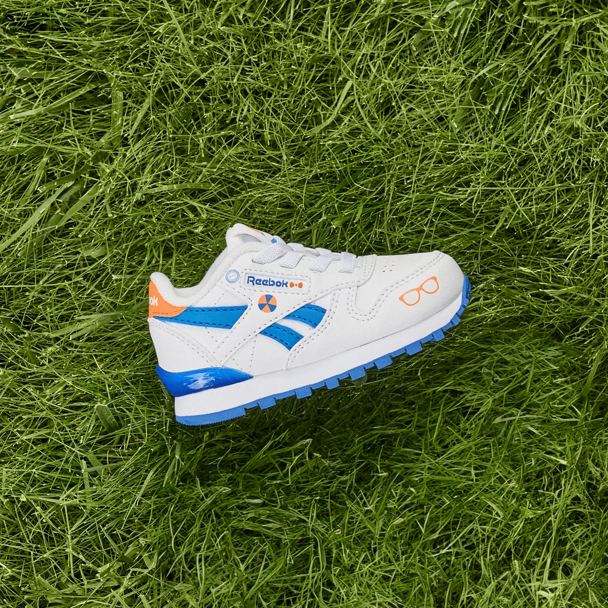 Unisex Reebok x Blippi Classic Leather Step 'N' Flash Shoes - Toddler