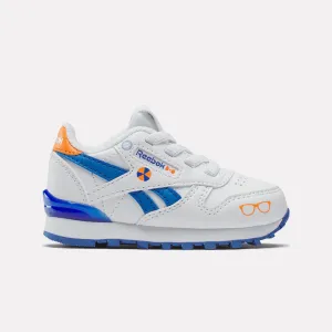 Unisex Reebok x Blippi Classic Leather Step 'N' Flash Shoes - Toddler