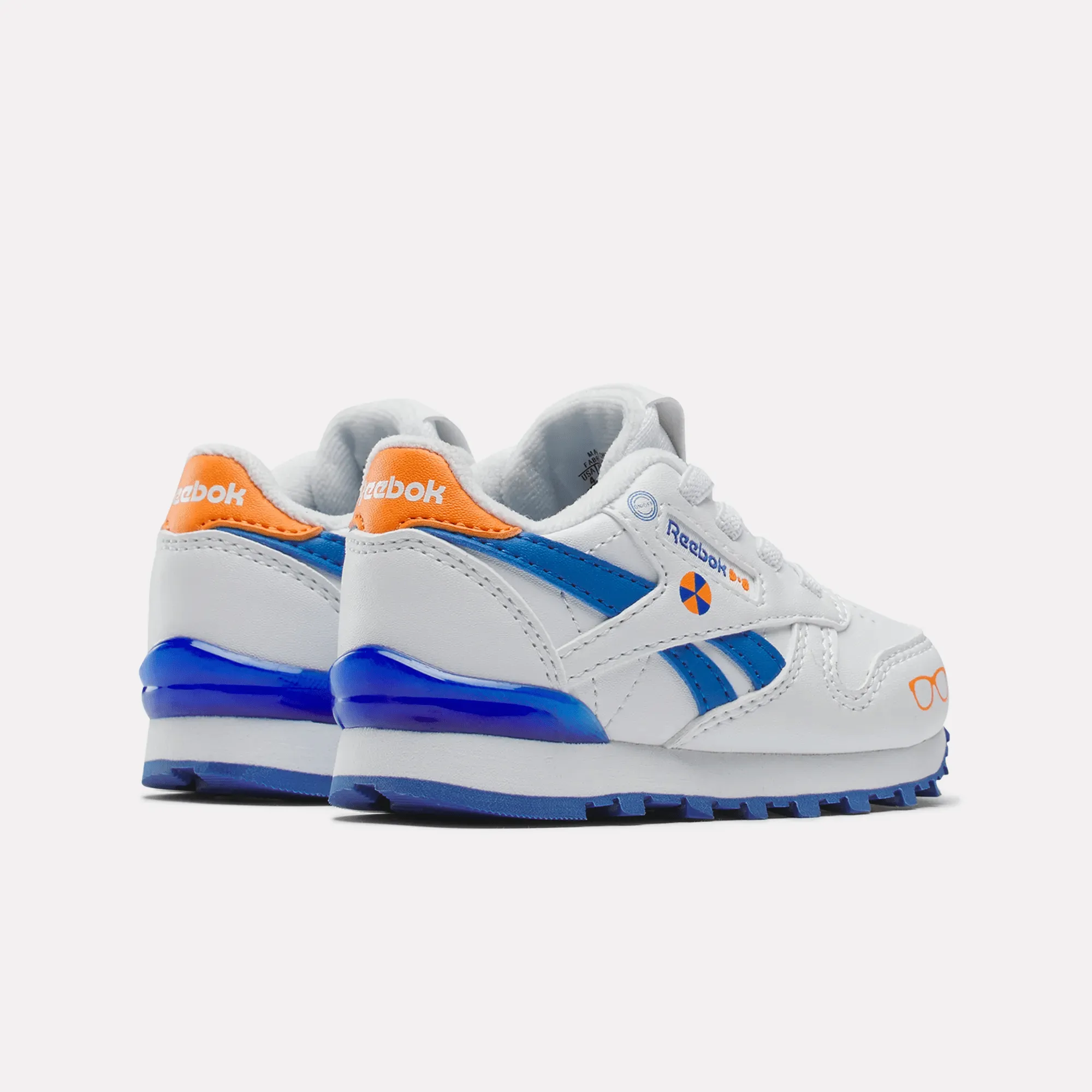 Unisex Reebok x Blippi Classic Leather Step 'N' Flash Shoes - Toddler