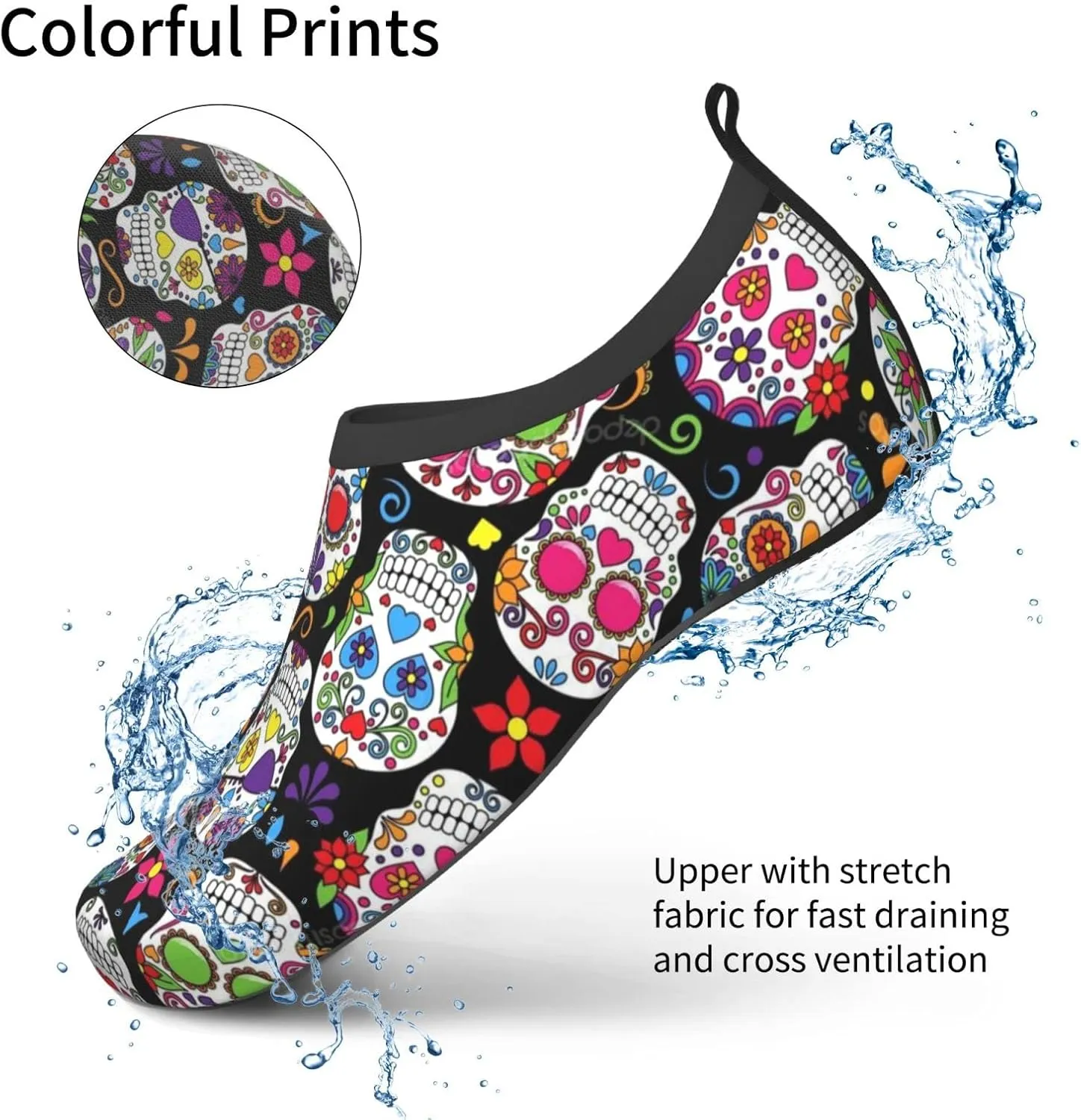 Water Sports Shoes Barefoot Quick-Dry Aqua Yoga Socks Slip-on for Men Women