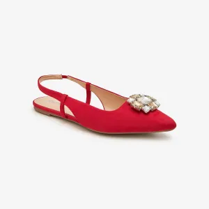 Women's Embellished Sling Back