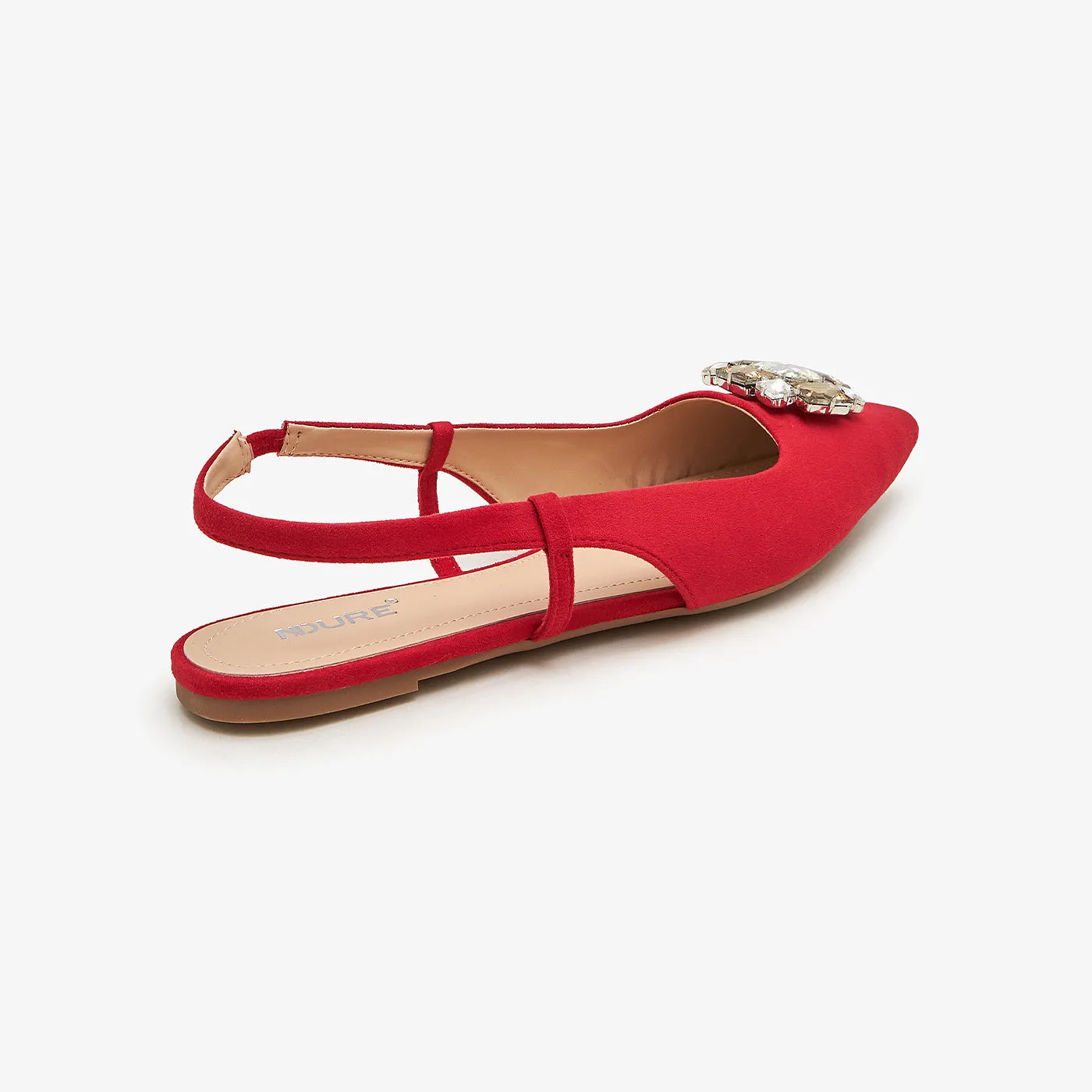 Women's Embellished Sling Back