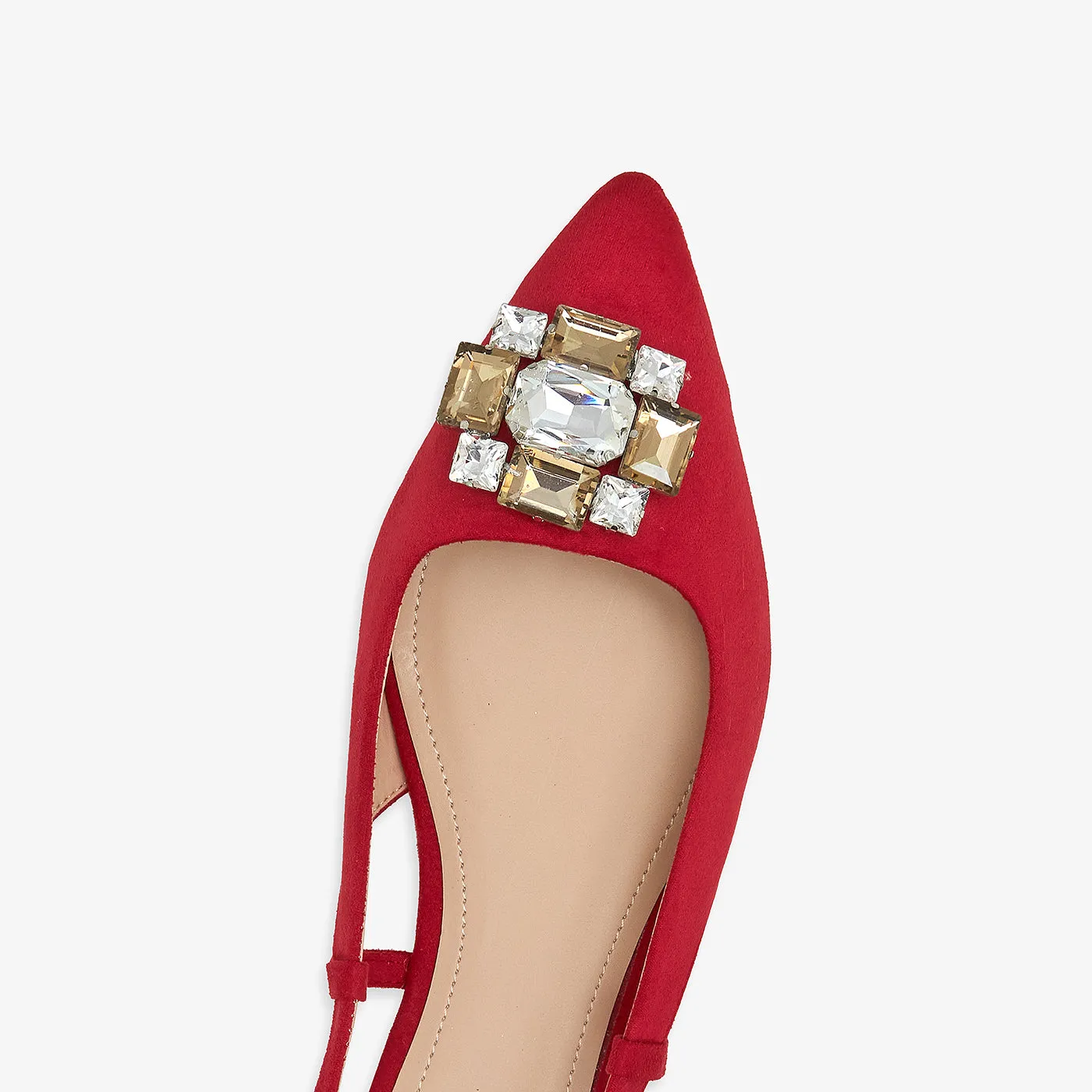Women's Embellished Sling Back