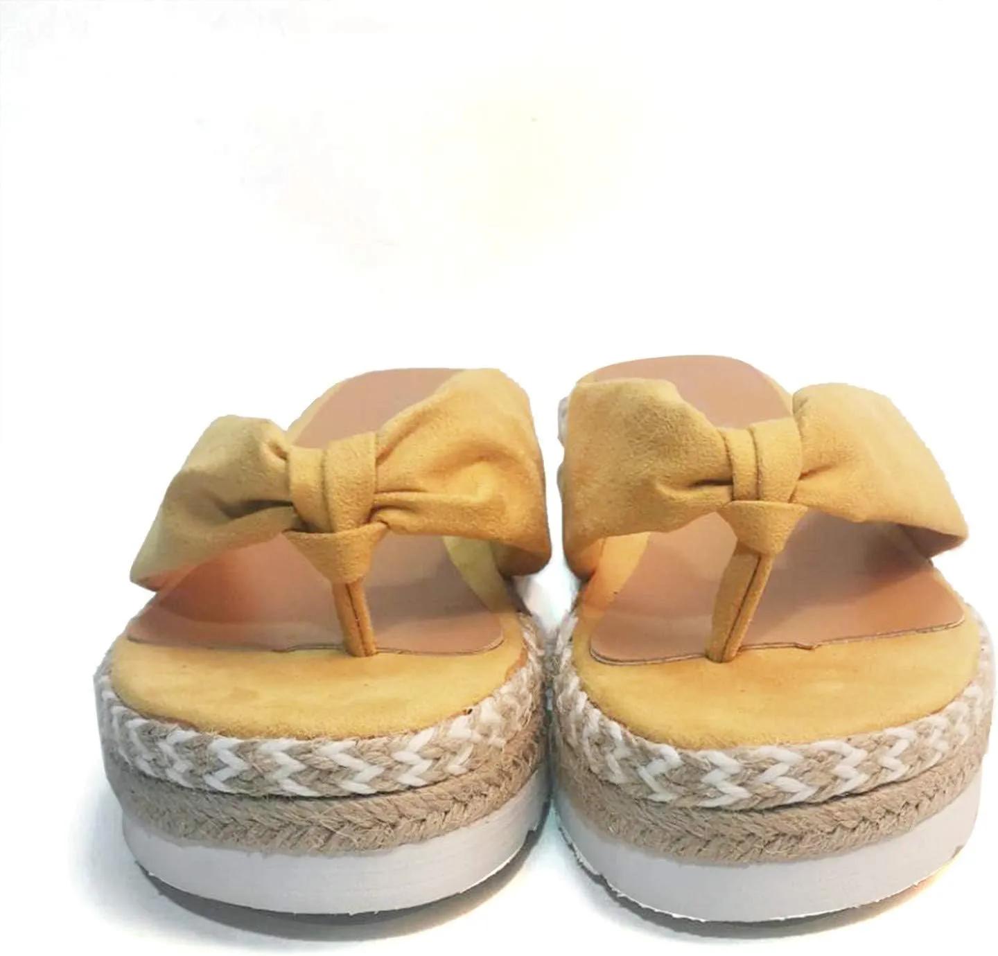 Womens Espadrilles Wedge Sandals Dressy Comfortable Orthopedic Sandal Platform Thong Flip Flops Summer Casual Walking Slip On Flats Slippers Beach Shoes