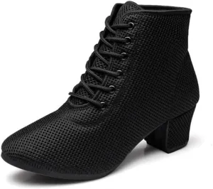 Women's Practice Dancing Shoes, Breathable Jazz Boots Non-Slip Comfortable Practice Ballroom Shoes for Femlae