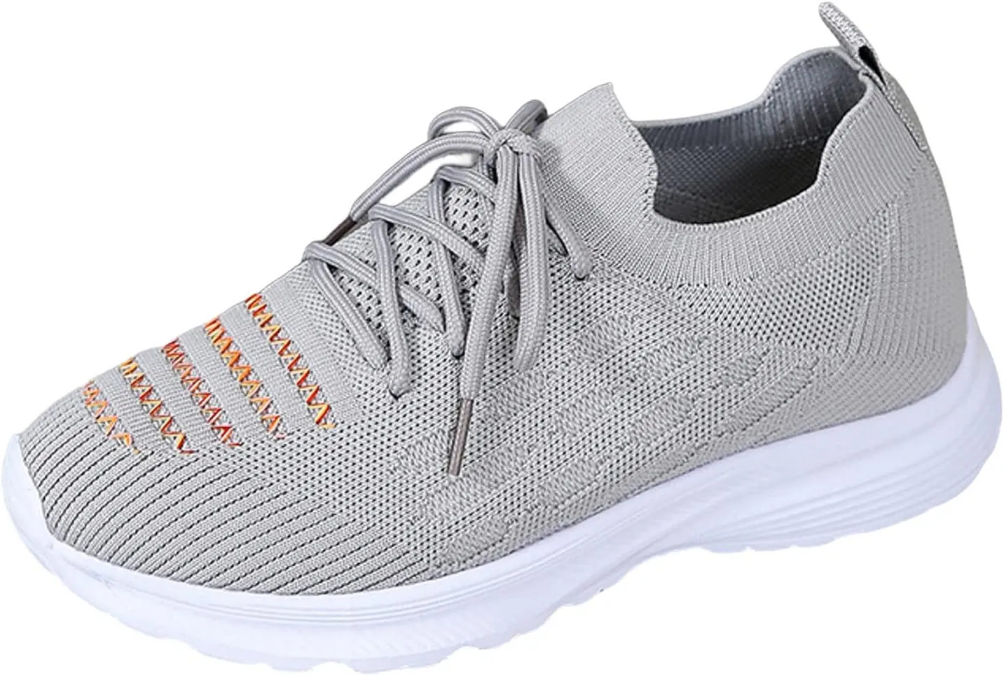 Women's Sneaker : Stylish, Lightweight, and Breathable Footwear for (5 UK Gray)